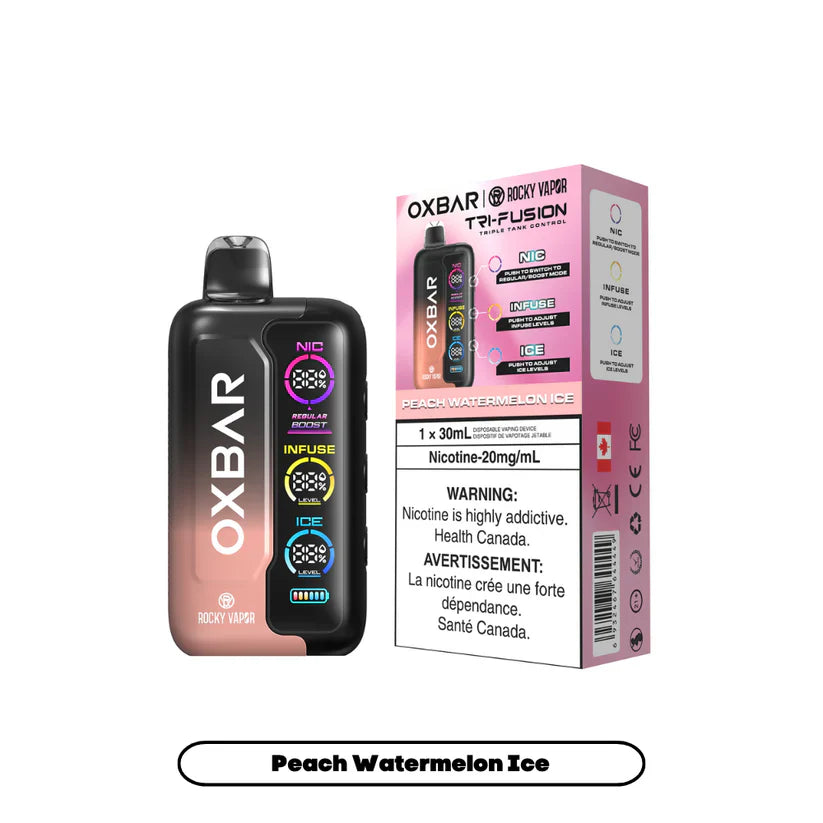 Oxbar 70K Puffs - Peach Watermelon Ice