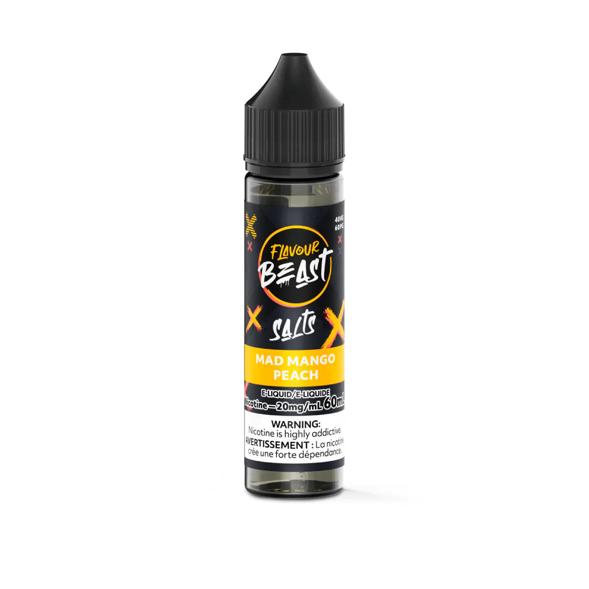 Flavour Beast E-Liquid - Mad Mango Peach 20mg/60mL