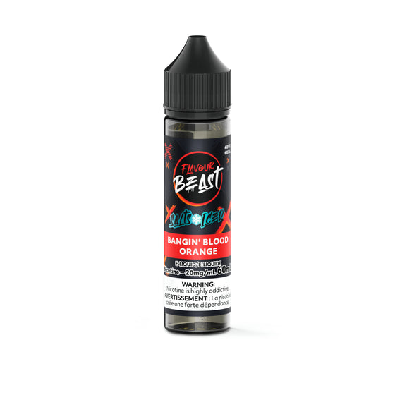 Flavour Beast E-Liquid 60ml- Bangin' Blood Orange (iced)
