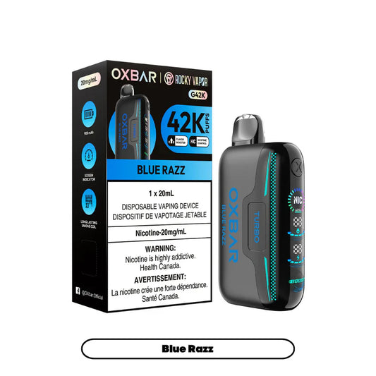 Oxbar 42K Puffs - Blue Razz