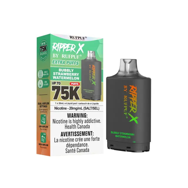 Ripper X 75k Disposable Pod-Bubbly Strawberry Watermelon (Without Battery)