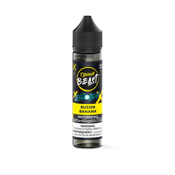 Flavour Beast E-Liquid 60ml- Bussin Banana (iced)