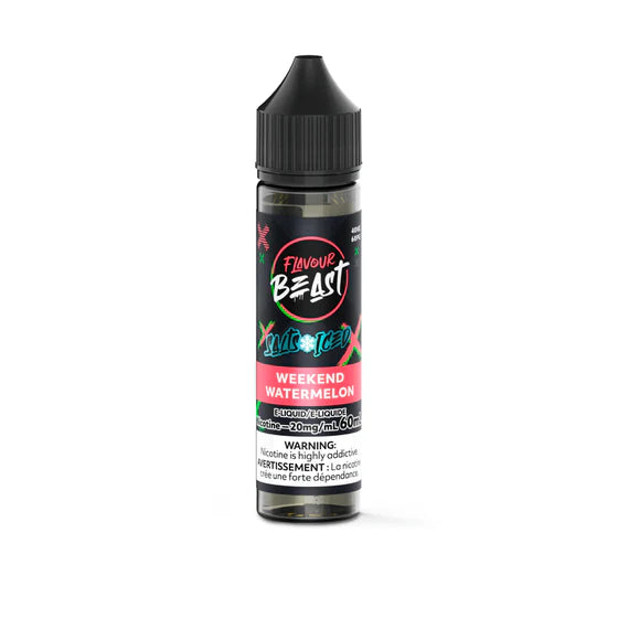 Flavour Beast E-Liquid 60ml- Weekend Watermelon (ICED)