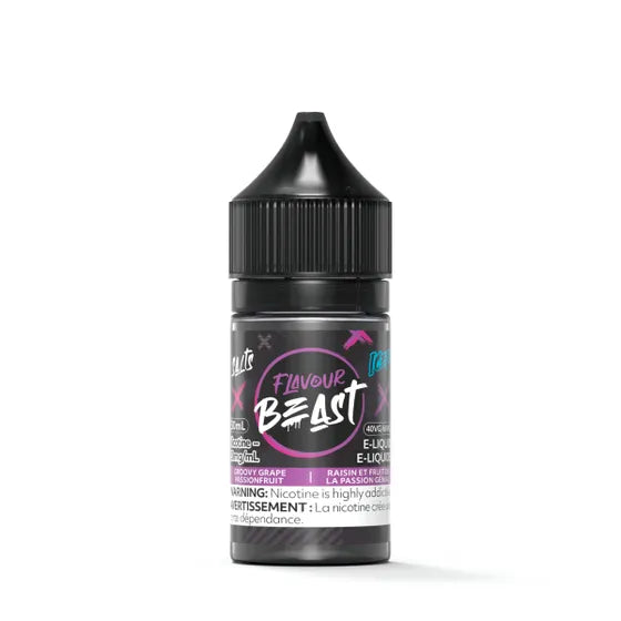 Flavour Beast E-Juice 20mg/ml (30ML)-Groovy Grape Passionfruit Iced