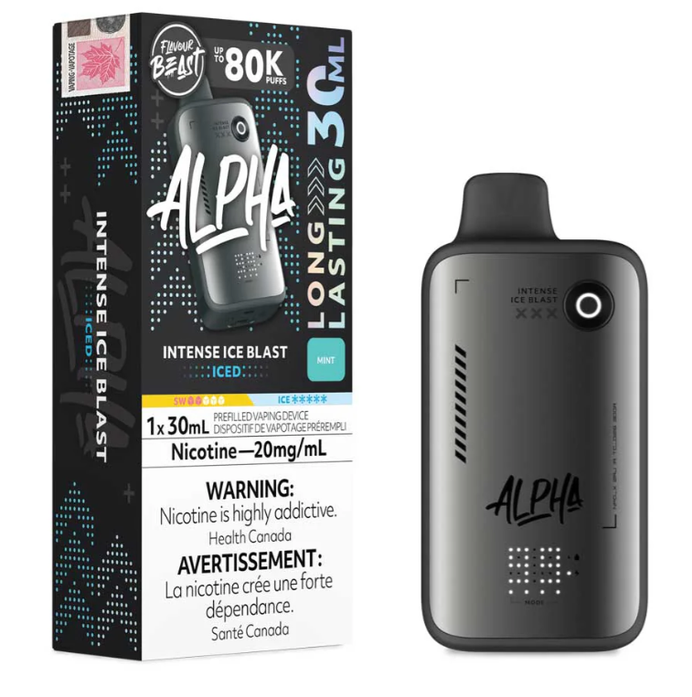 Intense Ice Blast Iced Flavour Beast Alpha Disposable Vape