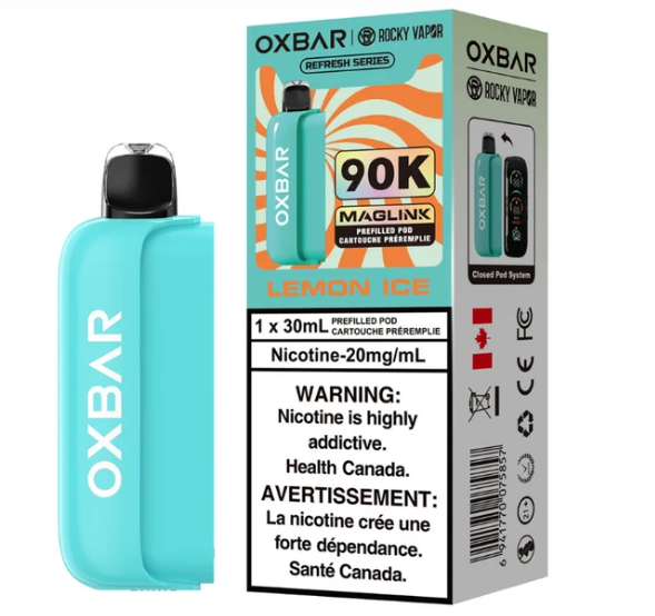 Oxbar Maglink Pods 20mg-Lemon Ice OXBAR