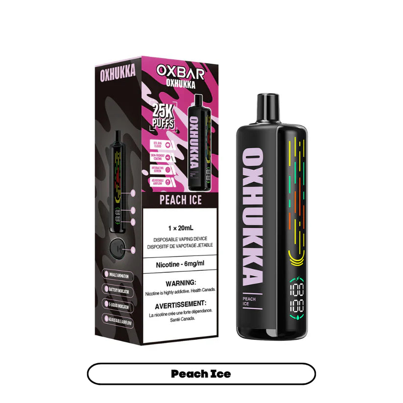 Oxbar Oxhukka- Peach Ice