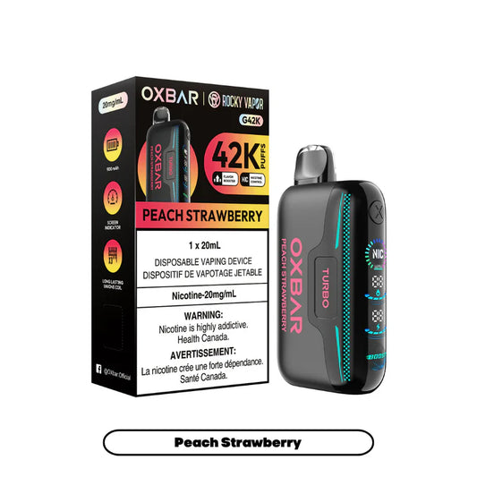 Oxbar 42K Puffs - Peach Strawberry