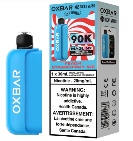 Oxbar Maglink Pods 20mg-Peach Strawberry Ice