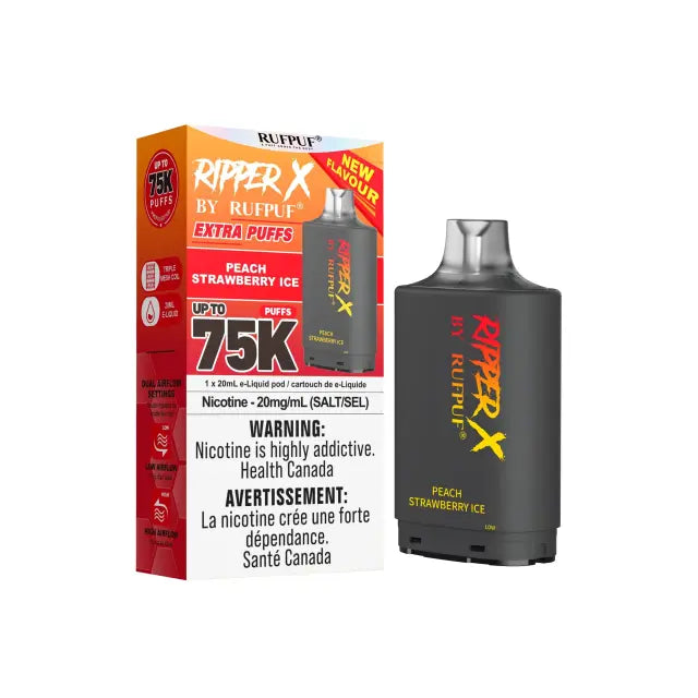 Ripper X 75k Disposable Pod-Peach Strawberry Ice (Without Battery)