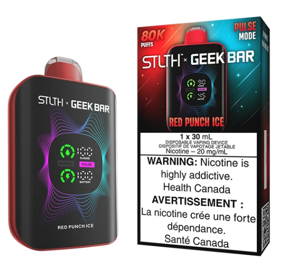 STLTH X GEEK BAR DISPOSABLE - RED PUNCH ICE