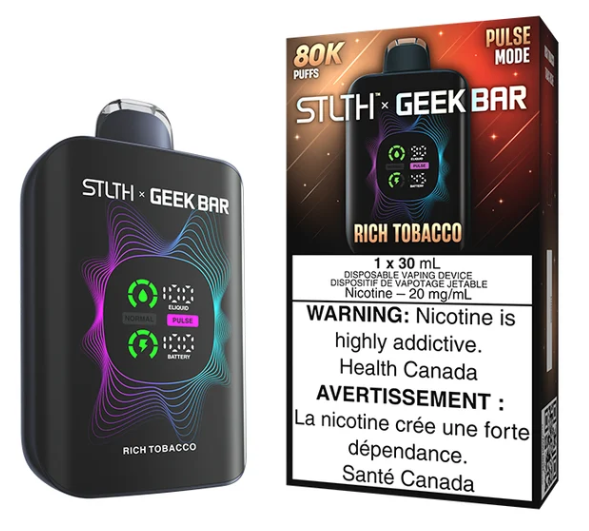 STLTH X GEEK BAR DISPOSABLE - RICH TOBACCO