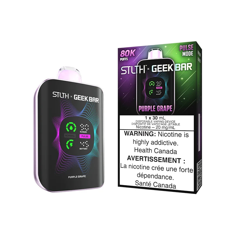 STLTH X GEEK BAR DISPOSABLE - PURPLE GRAPE STLTH