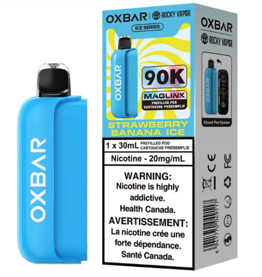 Oxbar Maglink Pods 20mg-Strawberry Banana Ice