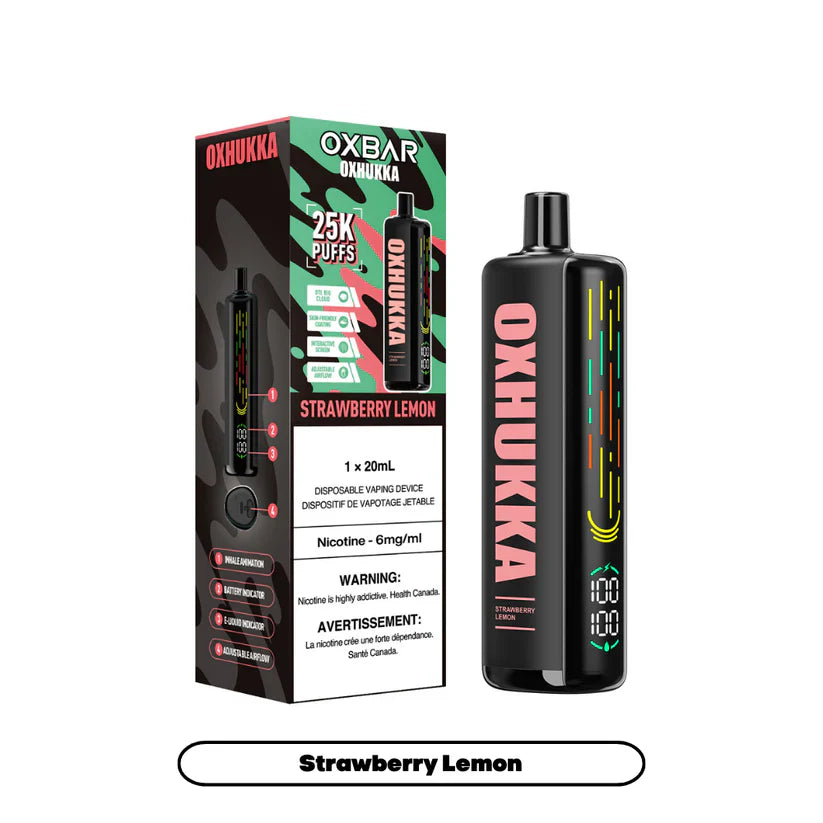 Oxbar Oxhukka- Strawberry Lemon