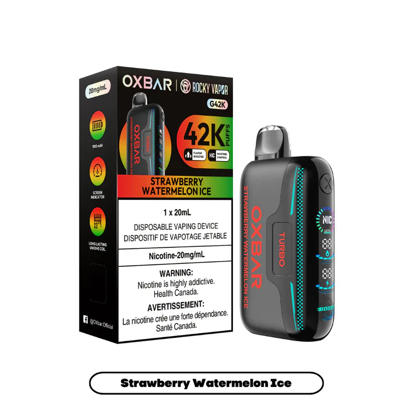 Oxbar 42K Puffs - Strawberry Watermelon Ice