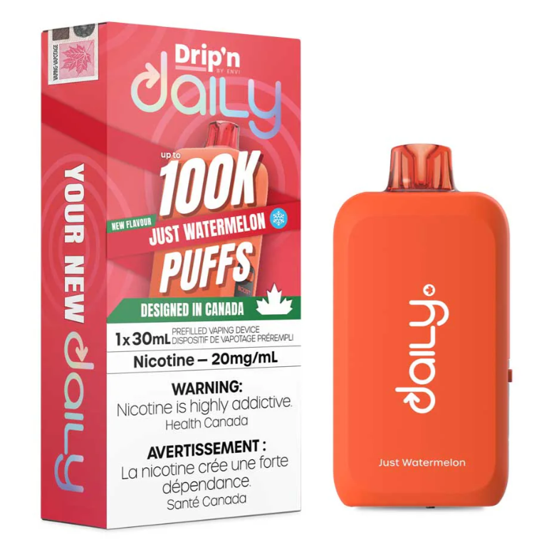 Just Watermelon Ice Drip'n Daily 100K Disposable Vape