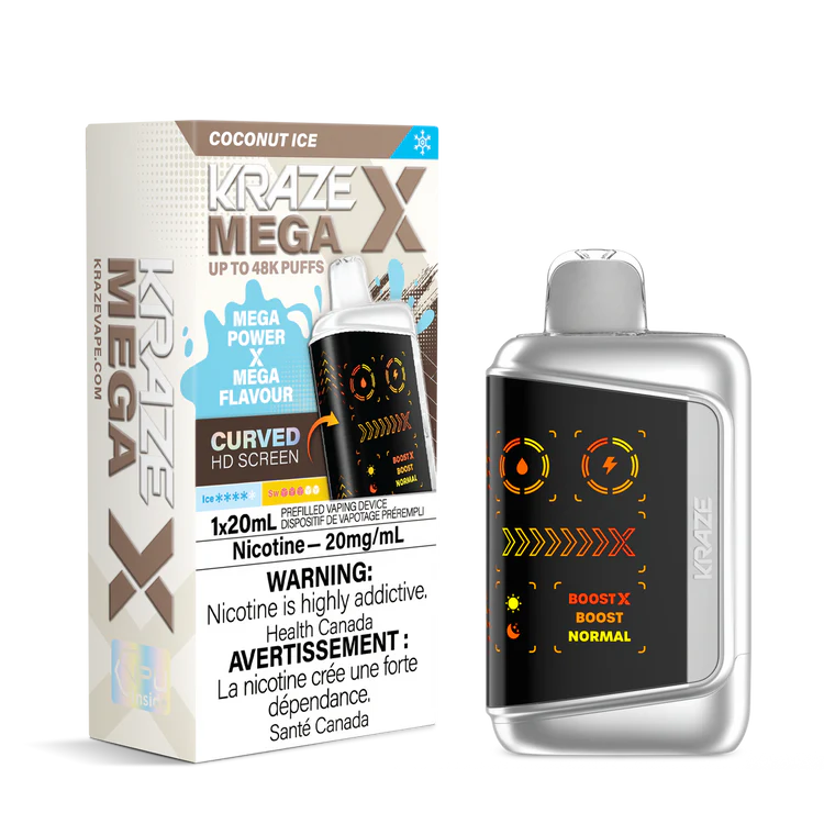 Kraze Mega X 48k-Coconut ice