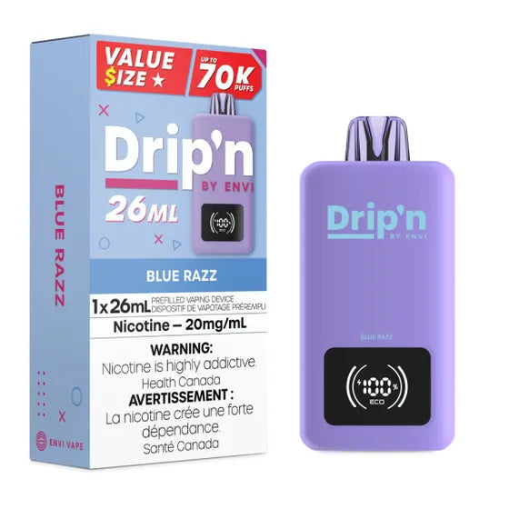 Drip'n by Envi Disposable 70k Puffs- Blue Razz