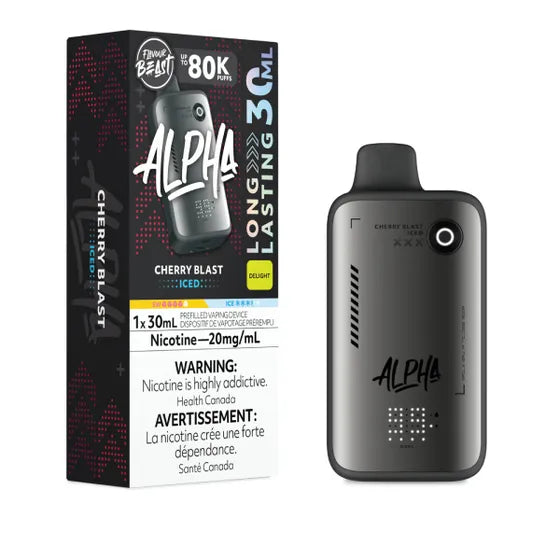 Cherry Blast Iced Flavour Beast Alpha Disposable Vape