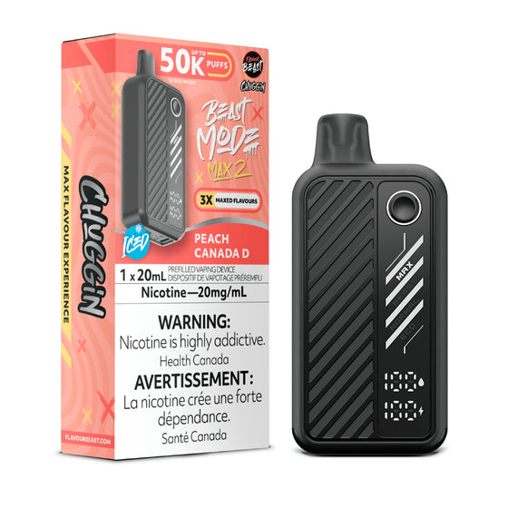 Flavour Beast Mode Max 2 50k-Disposable Vape-Peach Canada D  20MG