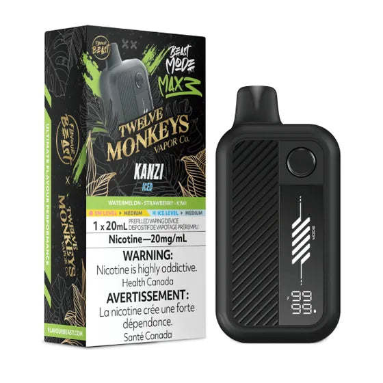 Flavour Beast Beast Mode Max 3 Disposable Vape- Kanzi Iced 60k Puffs FLAVOUR BEAST