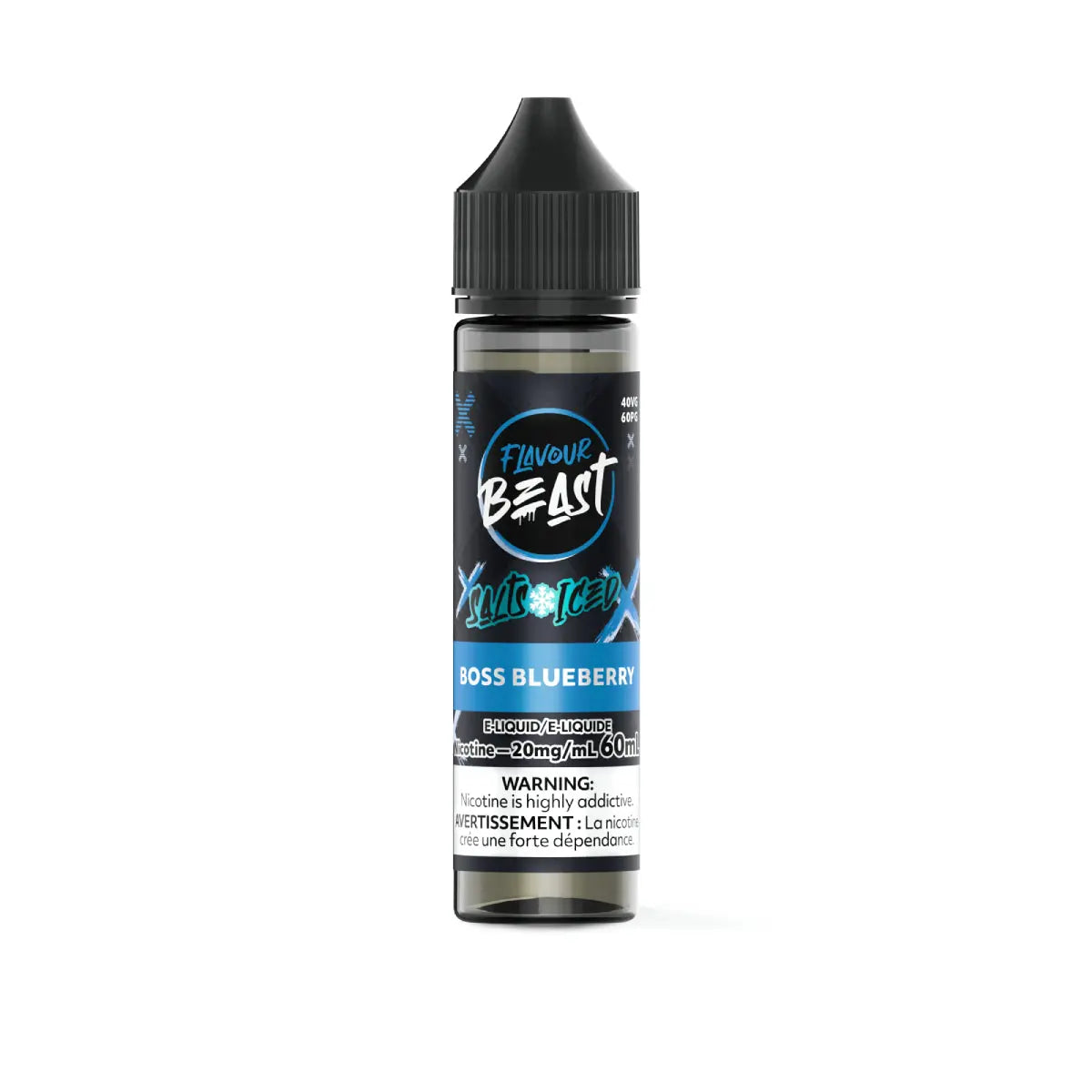 Flavour Beast E-Liquid 60ml- Boss Blueberry FLAVOUR BEAST