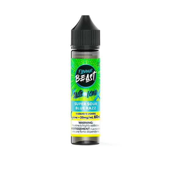 Flavour Beast E-Liquid 60ml- Super Sour Blue Razz Ice