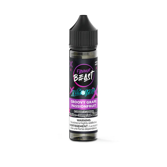 Flavour Beast E-Liquid - Groovy Grape Passionfruit (ICED) 20mg/60mL