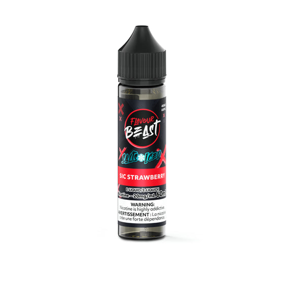 Flavour Beast E-Liquid 60ml- Sic Strawberry (ICED)