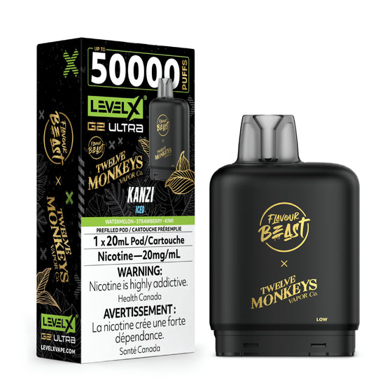 Level X Flavour Beast G2 Ultra 50k - Kanzi Iced  (Without Battery)