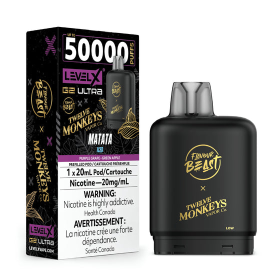Level X Flavour Beast G2 Ultra 50k - Matata Iced (Without Battery)