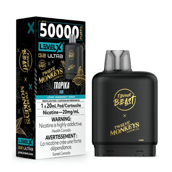 Level X Flavour Beast G2 Ultra 50k - Tropika Iced (Without Battery)