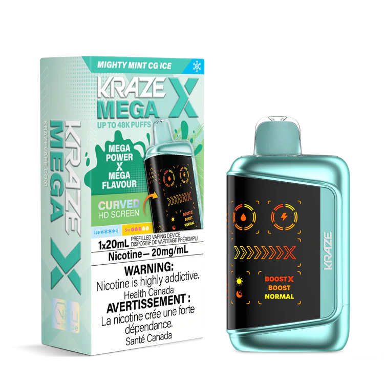 Kraze Mega X 48k-Mighty mint cg ice