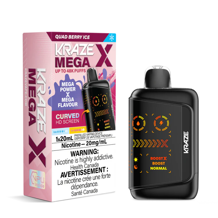 Kraze Mega X 48k-Quad berry ice