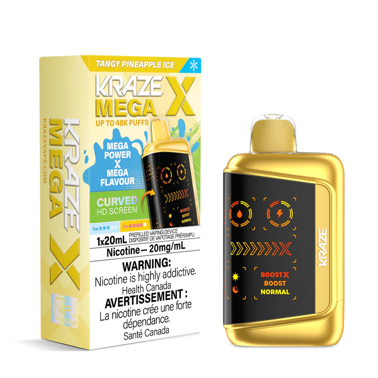 Kraze Mega X 48k-Tangy pineapple ice