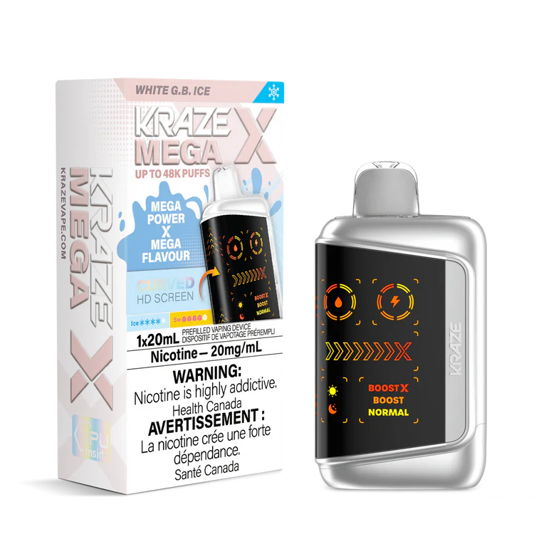 Kraze Mega X 48k-White g.b. Ice