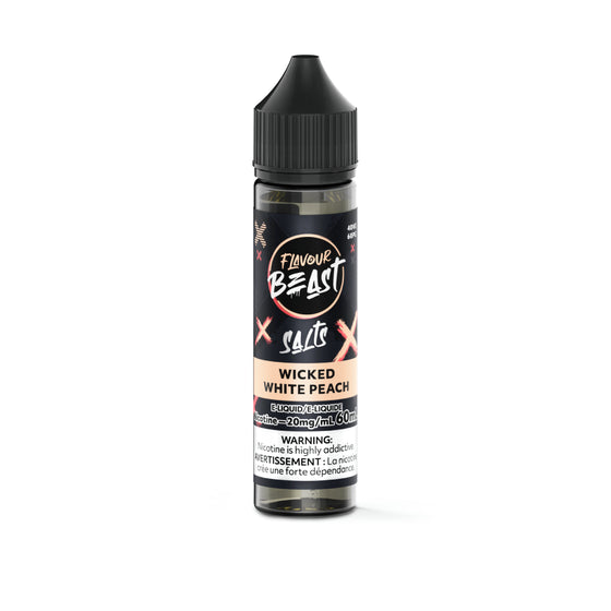 Flavour Beast E-Liquid 60ml- Wicked White Peach